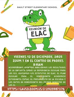 ELAC flyer - Spanish